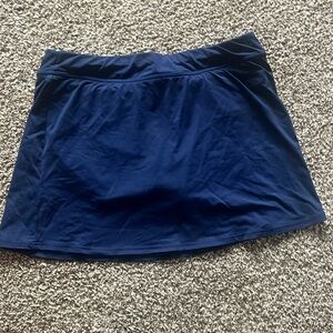 Lands End Navy Size 8 Swim Skirt